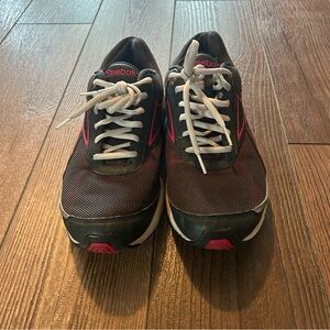 Reebok Women's Gray Pink White EasyTone Running Walking Snearkers Size 9.5